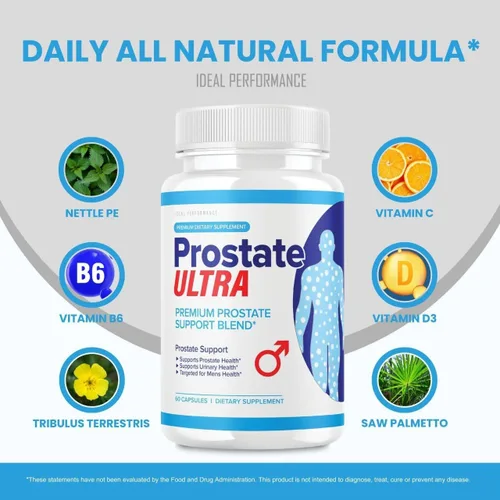 Vista 4 de Prostate Ultra Men - Cápsulas oficiales de próstata Ultra para píldoras de suplemento de próstata, máxima fuerza, ingredientes naturales
