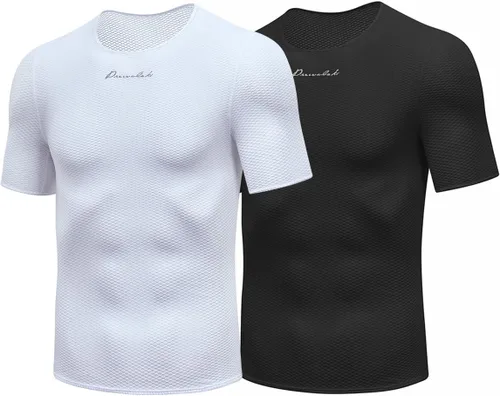 Vista 13 de Przewalski Camiseta Interior de Ciclismo sin Mangas para Hombre de Secado Rápido Chaleco de Capa Base para Bicicleta Transpirable Jerseys de Paquete