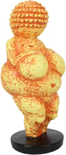 Vista 4 de Ebros Gift Venus of Willendorf Reproducción del Paleolítico Edad de Piedra Artefacto Estatua de Museo Decoración Mini Escultura 4.75" de Alto Dioses