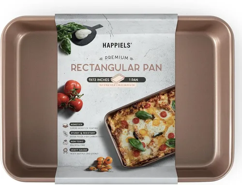 Vista 15 de HAPPIELS - Sartén antiadherente de 9 pulgadas para tartas con fondo extraíble Lata de tarta y quiche estriada libre de PFOA y BPA, no tóxica