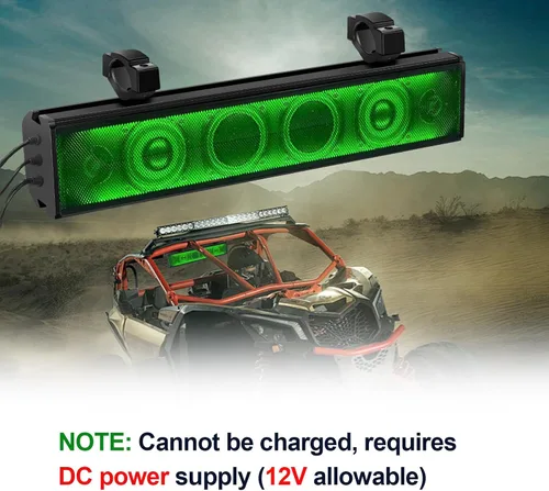 Vista 8 de Barra de sonido UTV de 17", impermeable Bluetooth del altavoz del carro