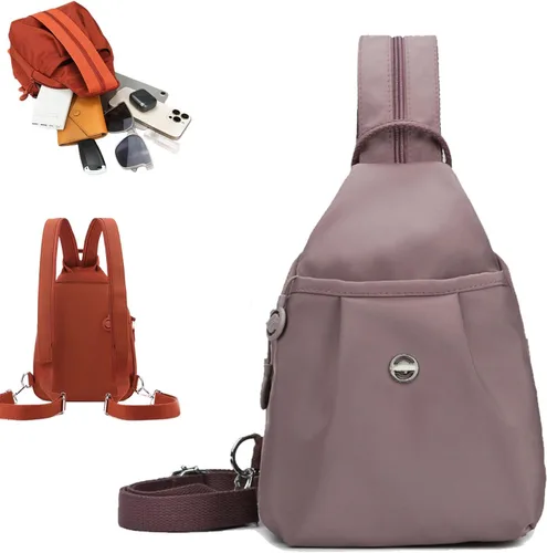 Vista 9 de 2025 Premium 3 en 1 bolsa de viaje antirrobo, mochila de tela Oxford impermeable de 2 vías, bolsa de mano para mujer, Negro, Tamaño único, Moda