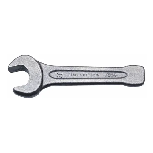 Vista 7 de Stahlwille 42040027 4204 Llave de extremo abierto de cara llamativa, tamaño 1.063 in, acero para herramientas especiales con acabado gris, forjado