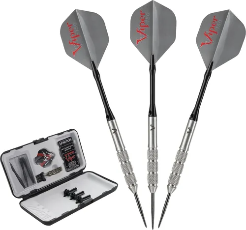 Vista 9 de Viper V-Factor - Dardos de punta de acero de tungsteno al 90% con estuche de almacenamiento/viaje