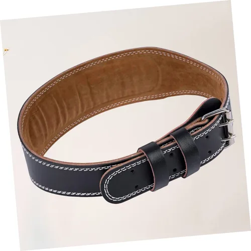 Vista 4 de BESPORTBLE Cinturón de ejercicio ajustable para hombre, cinturón de cintura para hombres, cinturón de sentadillas para la espalda, cinturón