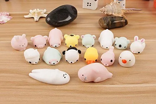 Vista 6 de 1 juguete Mochi luminoso Mochi iluminado Mini Mochi lindo juguete Kawaii para aliviar la ansiedad, artículos de alivio de la ansiedad para adultos
