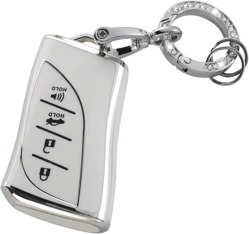 Vista 13 de YO&YOYE Funda para Llavero de TPU con Anillo para Llaves