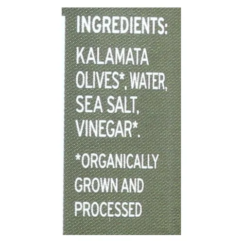 Vista 3 de GAEA Aceitunas Kalamata orgánicas sin hueso - Original - 5.6 oz - Caja de 8 - Sin OMG - De Grecia