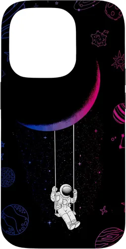 Vista 17 de Astronaut Moon Bisexual Flag Space LGBTQ Gay Pride Ally Bi Case for iPhone 17