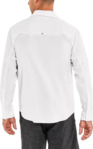 Vista 2 de Coolibar UPF 50 Nassau - Camisa de pesca para hombre protección solar
