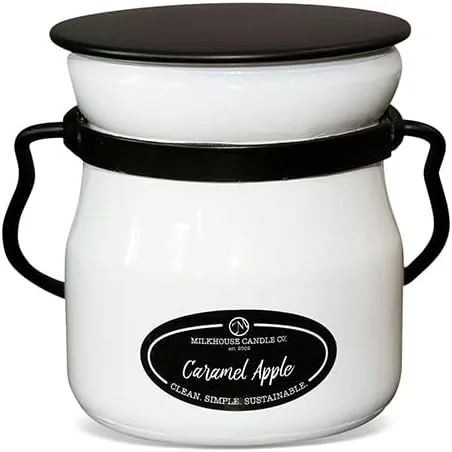 Vista 61 de Milkhouse Candle Company Apple Strudel - Vela de soja – Canela Manzana Aroma de vainilla – Tarro de crema de 5 onzas con tapa, más de 35 horas
