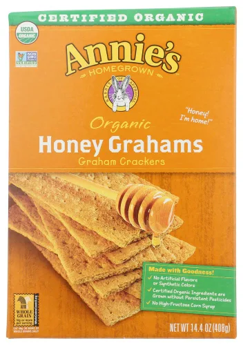 Vista 20 de Annie's Organic Chocolate Bunny Graham Snacks, 7.5 onzas