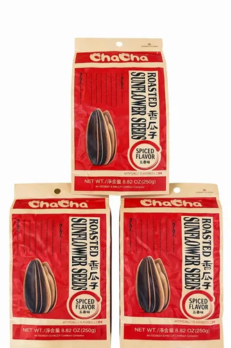 Vista 4 de HealthEmpire para semillas de girasol tostadas ChaCha (3 bolsas) (1, sabor a nuez pecana china)