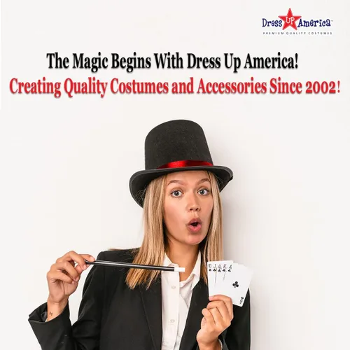 Vista 6 de Dress Up America Top Hats para niños y adultos, sombrero de fiesta de mago negro, sombrero de esmoquin formal, unisex