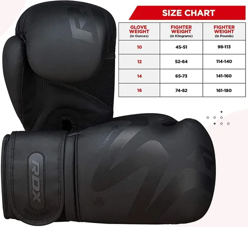 Vista 3 de RDX Guantes de boxeo Sparring Muay Thai Pro Training, Maya Hide Leather, Kickboxing Heavy Punching Bag Focus Mitts Pads Double End Ball Trainout