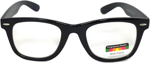 Vista 2 de Gafas de lectura progresivas con marco cuadrado retro Multi 3 Focus