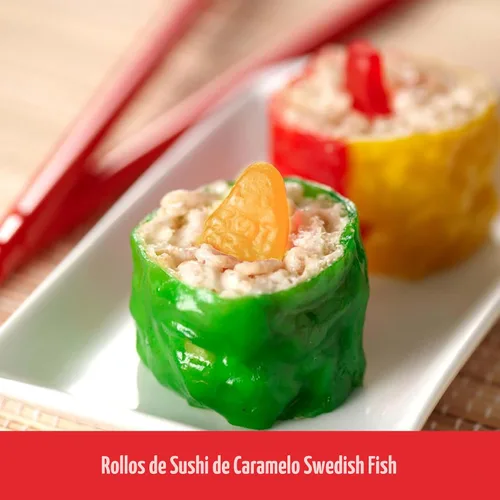 Vista 12 de SWEDISH FISH Surtido de dulces suaves y masticables, caramelos a granel, 5 libras