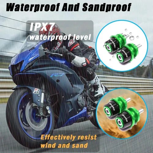 Vista 4 de Para GIXXER 250 SF 150 125 GIXXER 250SF 2018-2022 2023 Accesorios de motocicleta CNC Carretes basculantes Tornillos de soporte deslizante