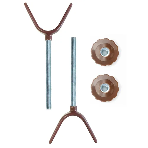 Vista 3 de Adaptador de barandilla para puerta de bebé Varillas de husillo en Y - M8 (8mm) Pieza de repuesto de tornillo para puertas de seguridad para bebés
