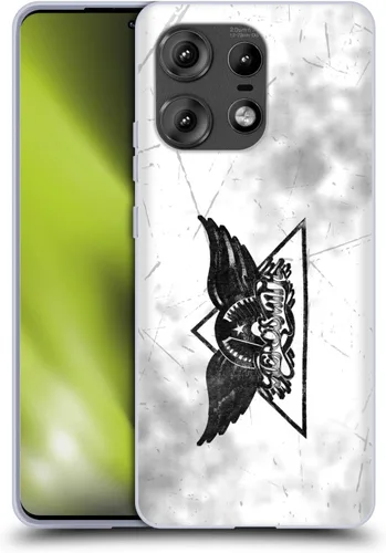 Vista 62 de Head Case Designs Officially Licensed Aerosmith 1987 Permanent Vacation Black and White Gel Case [Military Grade Protection] Compatible with Moto E7