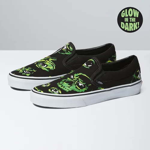 Vista 2 de Vans Tenis Core Classics unisex sin cordones (tm), Ojos en la oscuridad - Black Multi