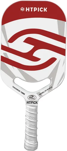 Vista 12 de Palas de Pickleball Pala de Pickleball de Fibra de Carbono T700 con Garganta Aero Moldeado por Prensado en Caliente Núcleo de Polímero de 16mm