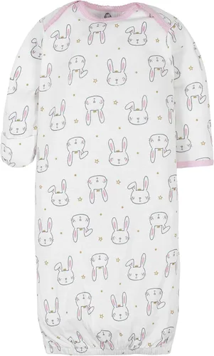 Vista 5 de Gerber Baby Boy and Girls 4-Pack Sleeper Gown