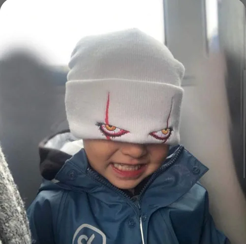 Vista 3 de Gorro de nivel pop divertido y único con acabado de trozo de tendencia duradero y clásico