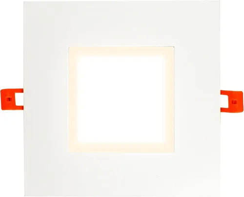Vista 2 de UltraLux Foco empotrable LED de cable directo de 7 pulgadas con caja de 3000K, 750 lúmenes, CRI más de 80, TRIAC regulable, conectores WAGO