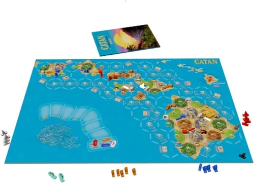 Vista 4 de CATAN Hawai'i SCENARIO EXPANSION - Excursión de Pesca Tropical para CATAN Seafarers! Juego de Estrategia, Juego Familiar para Niños y Adultos