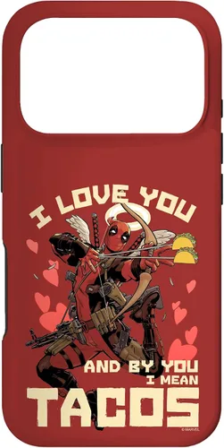 Vista 66 de Marvel Deadpool I Love You and by You I Mean Tacos - Carcasa para iPhone 17