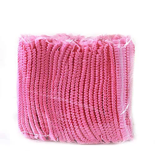Vista 5 de 400 gorras desechables, gorras de mafia, gorra de red para el cabello, tamaño libre elástico, para cosméticos, belleza, cocina, industrias