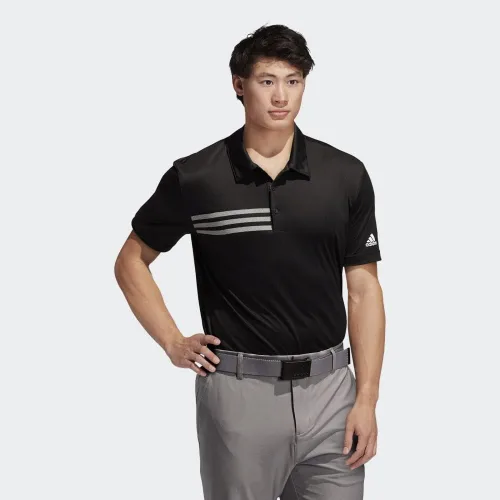 Vista 2 de adidas Polo de pecho de 3 rayas para hombre