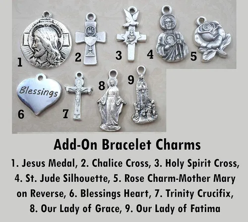 Vista 4 de Pulsera St. Veronica, regalo de confirmación de la patrona