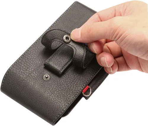Vista 7 de Funda de cuero vertical para hombre con 2 bolsillos con clip para Samsung Galaxy Note 20/Note20 Ultra/S23 Ultra/S22+/S21