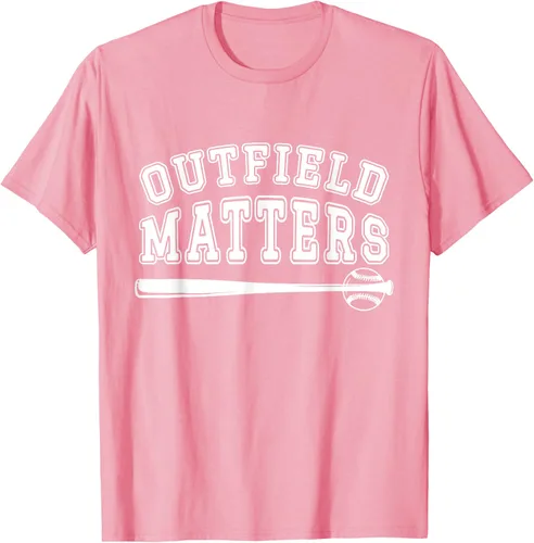 Vista 46 de Playing Baseball Outfield Matters - Camiseta Baseball Outfields Funny, Rojo