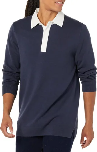 Vista 4 de Tienda Essentials Suéter de rugby para hombre