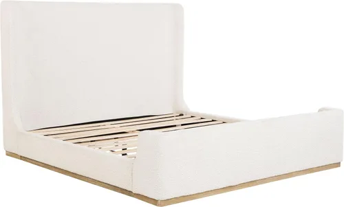 Vista 8 de Coaster Home Furnishings - Nala - Madera - Cama de plataforma estilo carruaje tapizada con cabecero con orejas, acolchado de espuma y base de roble