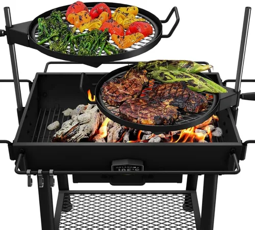 Vista 3 de Char-Broil Oklahoma Joe's Serie Firecraft Parrilla de Carbón Tipo Barril - 23302166