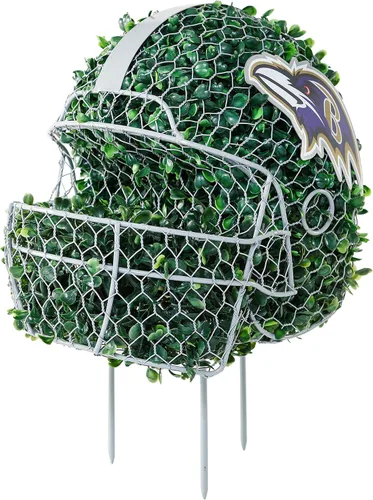 Vista 6 de FOCO NFL Womens NFL Team Football Helmet Topiary Figure