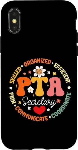 Vista 4 de iPhone 15 Parents Teacher Association Team Supporter PTA Secretary Case