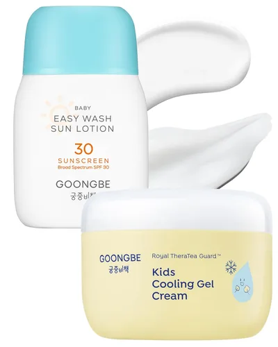 Vista 11 de GOONGBE Crema de gel refrescante para niños, hidratante calmante y refrescante diario para rostro y cuerpo, gel fresco para piel caliente con cica