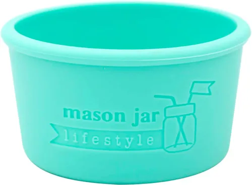 Vista 11 de Mason Jar Lifestyle - Fundas de silicona de 4 onzas para proteger bolas pequeñas, Kerr, tarros de conservas acolchados (gris carbón, paquete de 2)