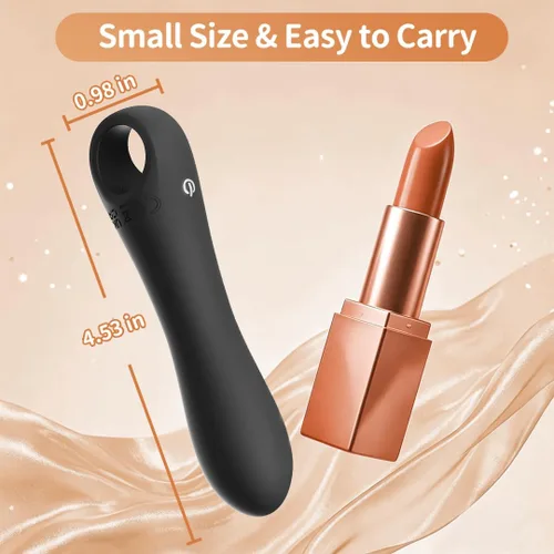 Vista 6 de Minivibradores de bala juguetes sexuales para adultos para mujer - Vibrador consolador NSBAN para punto G para estimulación clitoral femenina con 10