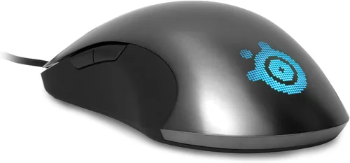 Vista 7 de Sensor óptico Sensei de SteelSeries, botones disparadores separados, prisma, gris