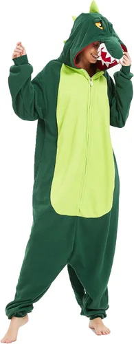 Vista 6 de MAJ&COS Animal Onesies Adult Pajamas Halloween Cosplay Costume Unisex Onesie for Women Men