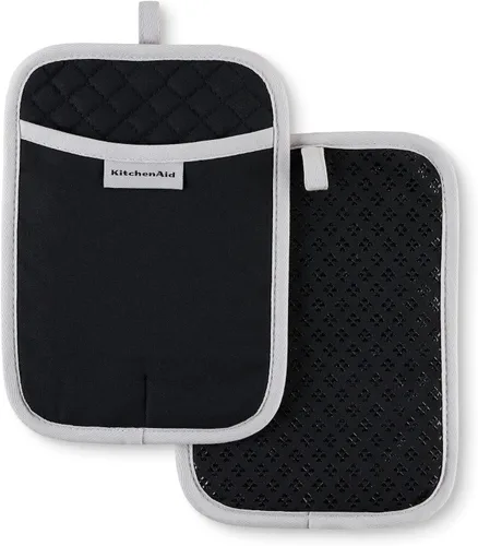 Vista 7 de KitchenAid Juego de 2 soportes para ollas asteroides, cielo aguamarina, 7 x 10 pulgadas