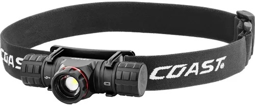 Vista 2 de Coast XPH25R - Linterna LED recargable por USB de 410 lúmenes con haz puro giratorio y base magnética