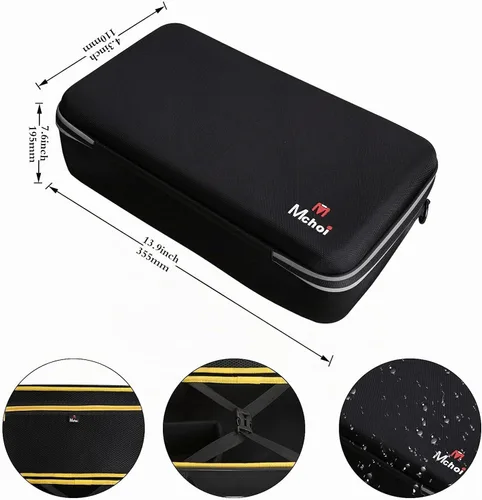 Vista 8 de Mchoi Funda de transporte a prueba de golpes compatible con la sierra recíproca DEWALT 20V MAX XR DCS354B / DCS367B, solo funda