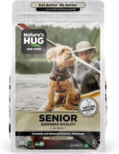 Vista 14 de Nature's HUG Alimento seco hipoalergénico para perros adultos y razas pequeñas, nutrición completa y equilibrada, apoyo estomacal sensible, alto